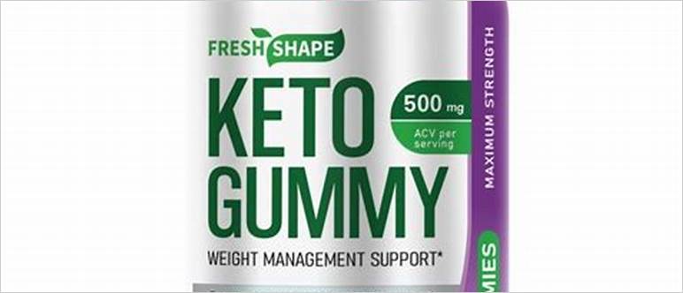 Fresh shape keto gummies